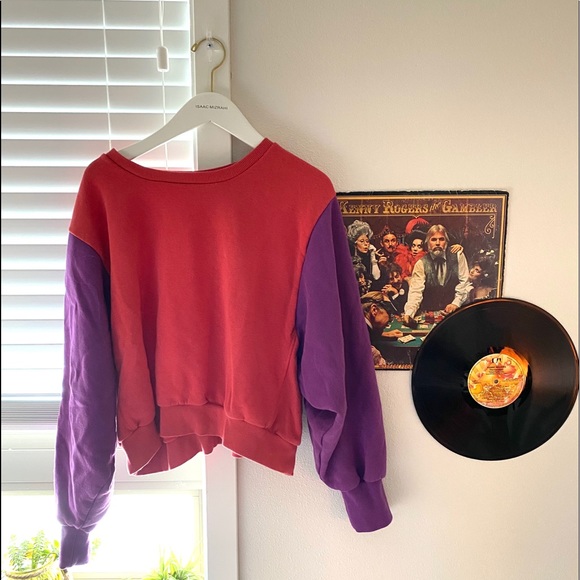 JoyLab Sweaters Joy Lab Color Block Cropped Crew Neck Poshmark